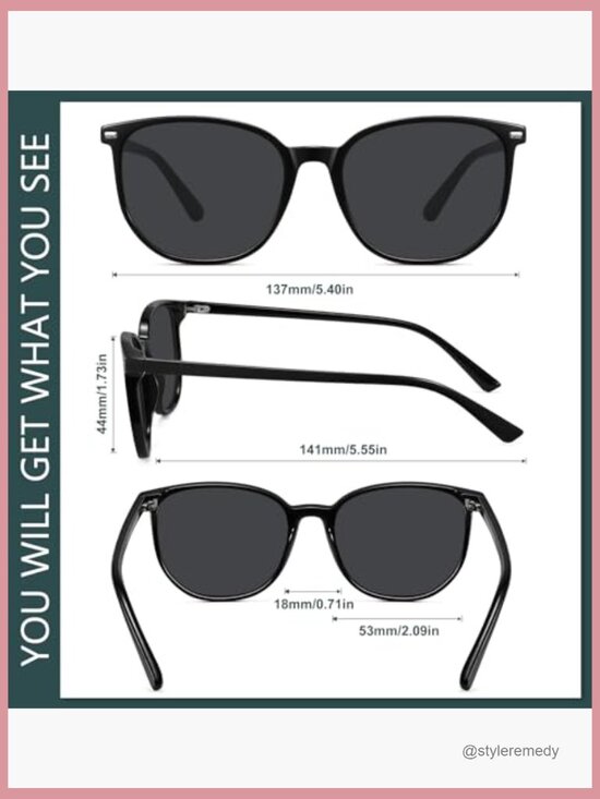 Retro Polarized Sunglasses Round Frame Photochromic Lens UV Protection main image 4